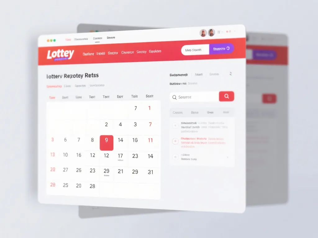 历史开奖查询界面